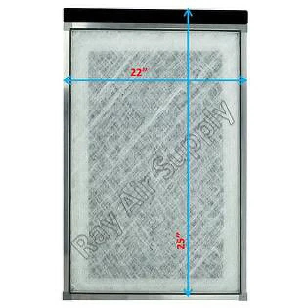 MicroPower (3 Compatible Filter Replacement Air Cleaner Pads 22x25 RAYAIR Guard SUPPLY WHITE Refills Pack) with 22x25