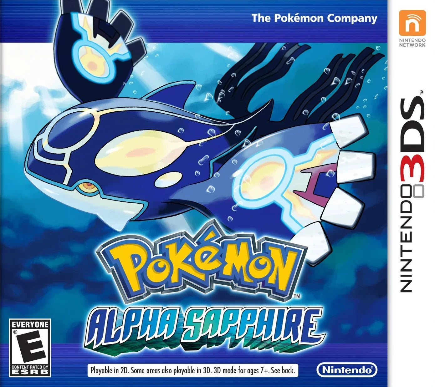 Nintendo Sapphire Pokemon Alpha 3DS