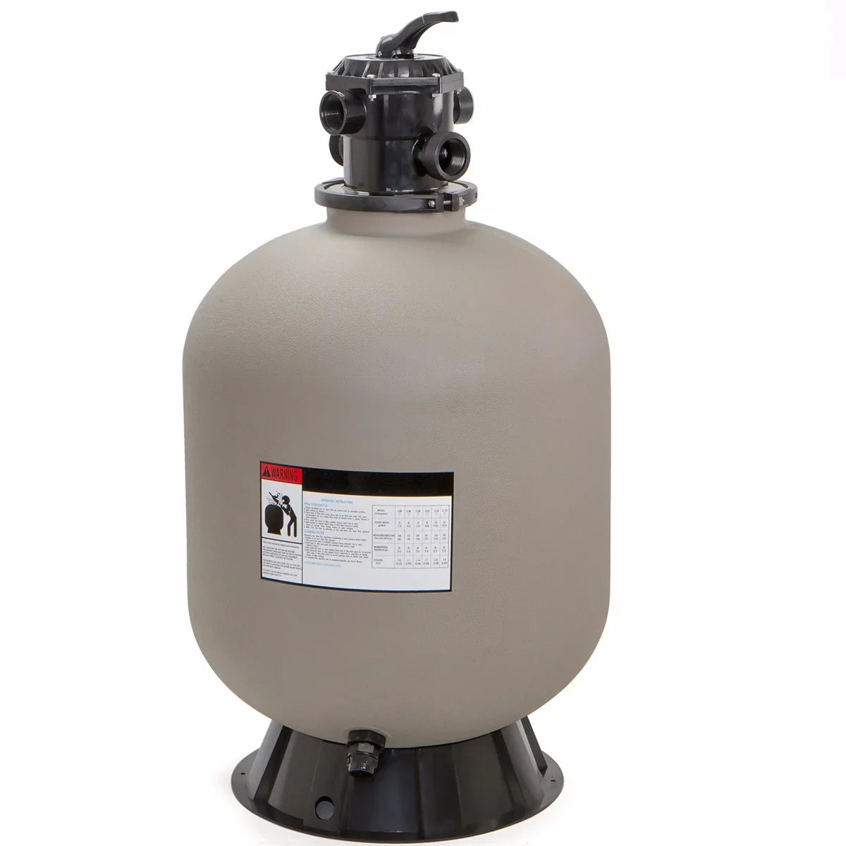 with Gallons 7-Way up Inground Valve Pond XtremepowerUS to Swimming Sand Above Ground System Pool Filter 24" 29,400