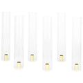 Hurricane Centerpieces, with for Wholesale Taper Holders 6 Weddings Koyal Minimalist Candle 14" Set Tall, of Glass