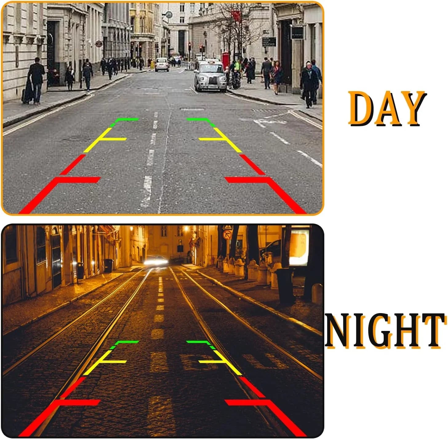 Vision] Camera Dual Purpose Car Design View Side Front Reverse Camera Backup Night - Angle] with [HD - Rear [170°Wide