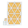 Air Actual 11-1/2 Filters Pleated 12x20x1 11 Pack 19-1/2 7/8 MERV x dimension: 6 by of Glasfloss. x