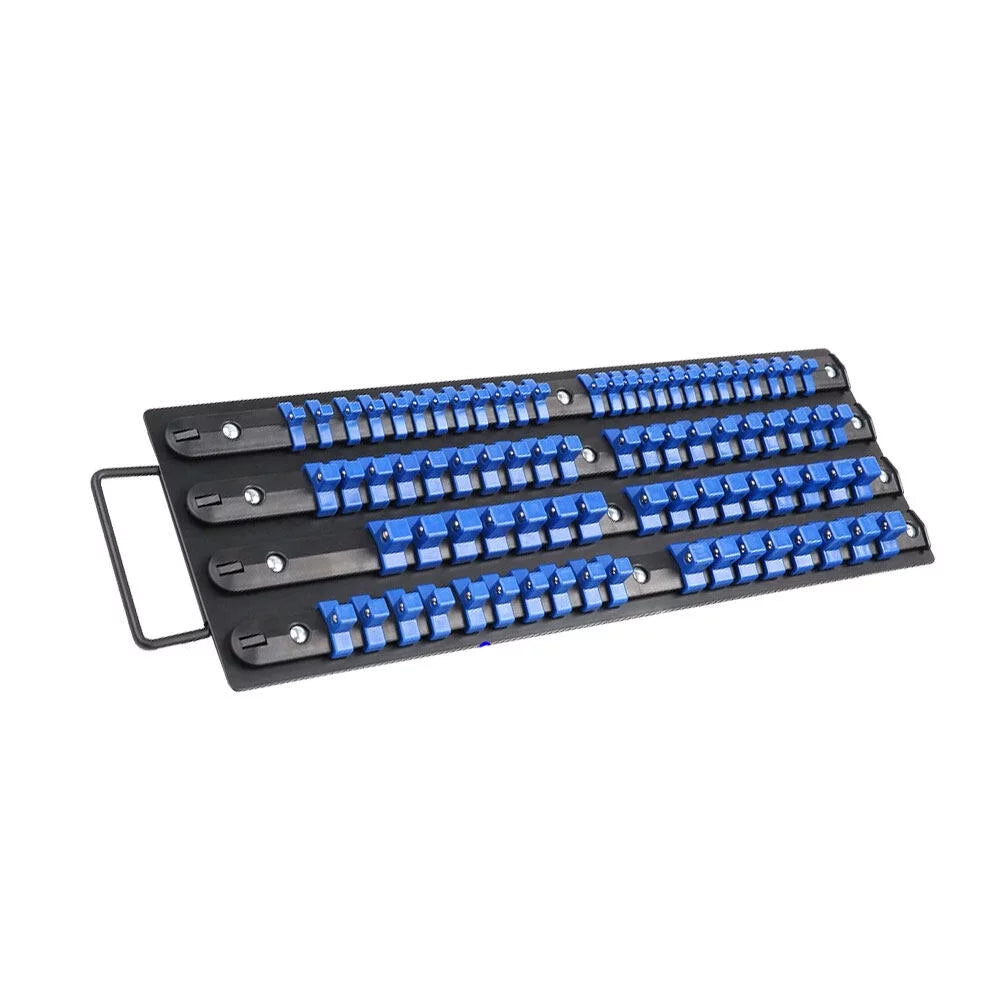 80 Organize Socket Storage Holder Wrench Sliding HEMOTON Rack Industrial Mountable ABS Rail Socket
