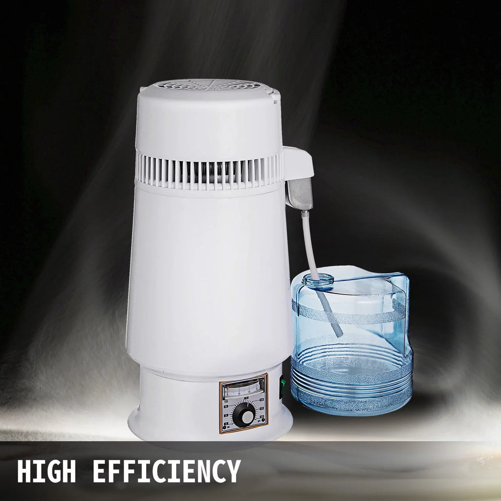 Design) Countertop Kit Connection Stainless Bottle liquid (Upgraded Steel Food-Grade 746W Home Gallon/4.3 Distillation VEVOR Outlet Container liquid 1 Distiller Distiller L Glass liquid
