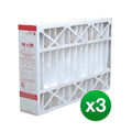 Pack) HVAC Honeywell Air Fits 11 Replacement (3 F100B1016 MERV 16x25x4 Filter