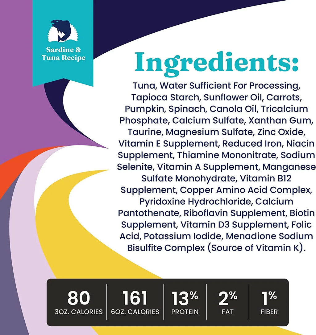 '- Vitamins, Gravy & with Superfood, Wet in - Grain Minerals Protein, 16ct/6oz Gluten Can Shreds Gravy - Solid Shreds Real Fish Amino Food Cats for Cat Gold - Tuna Canned with Acids Free &