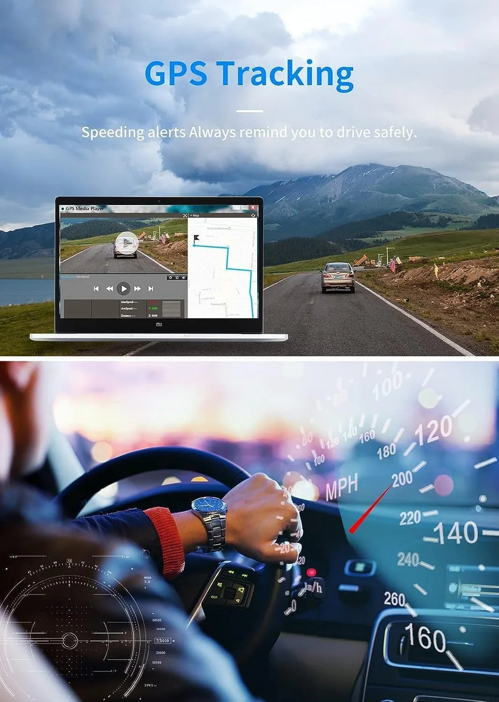 Assistante Front Parking 4K Rear JOMISE Dash View GPS Cam Ultra Mirror Card Camera Night Vision HD and K17 Rear 2160P 12" 64GB