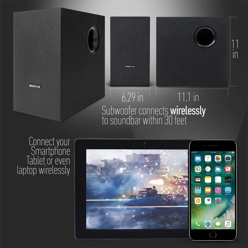 Screen 2020 Wall (2020) Mount, TV 43-inch Surge Cleaner with TV 4K LED UHD Deco Adapter, Essentials Gear with Bundle 6-Outlet X800H Subwoofer, Soundbar XBR43X800H 60W and Smart