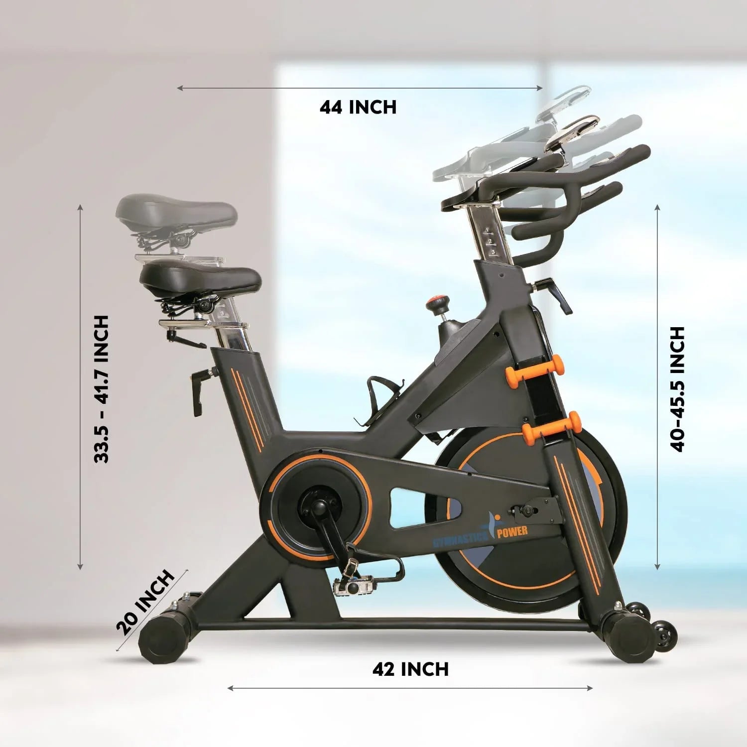 Build commercial stationary bike, resistance with Gymnastics capacity magnetic 350 Power and dumbbells, exercise indoor bike lbs
