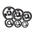 Iron Barbell Grip Steel 35 Olympic Composite - York Plate, lbs Black