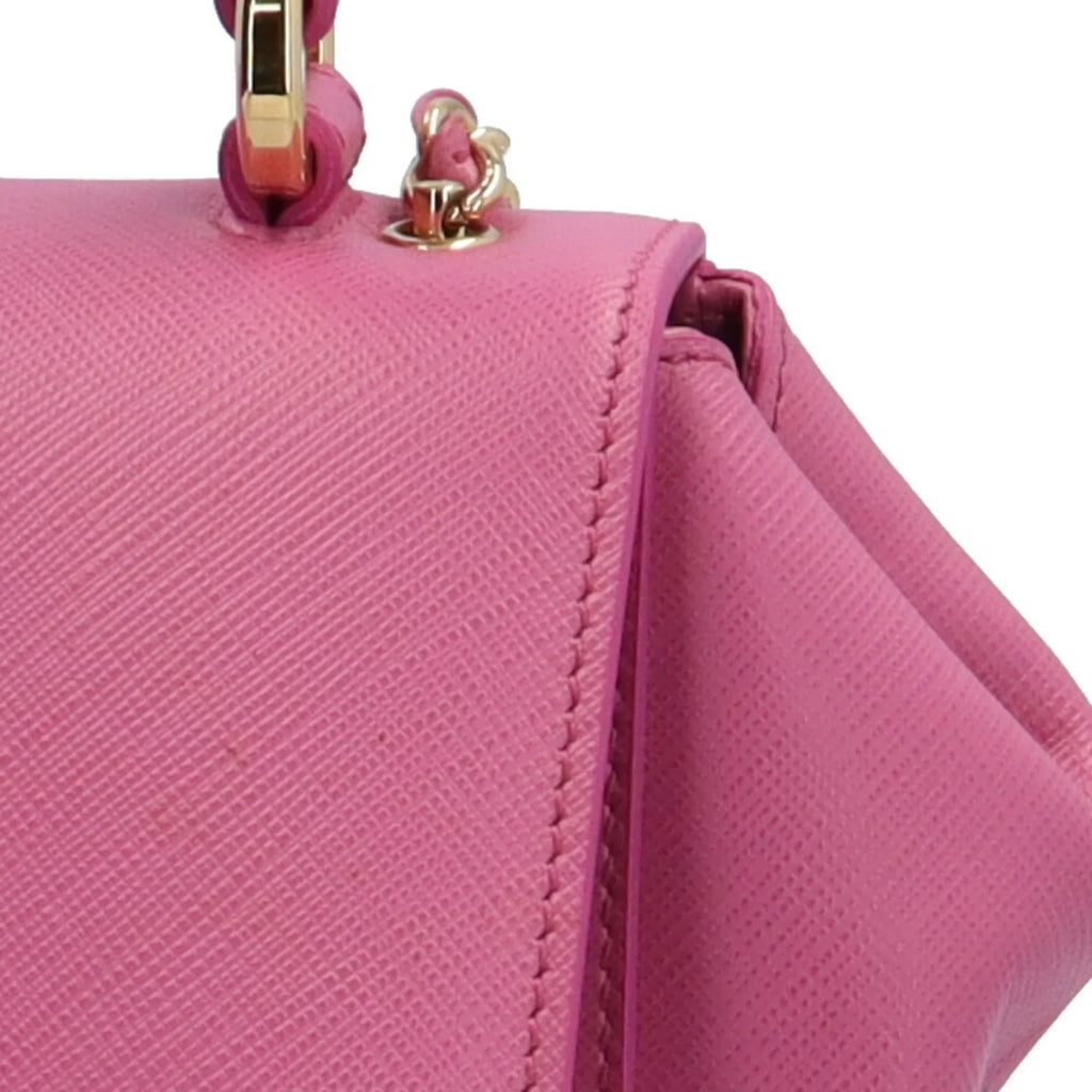 F570 Ladies Shoulder BRB10010000013177 2way Ribbon Pink Leather Bag Vara Salvatore Pre-Owned (Good) Ferragamo EZ-21