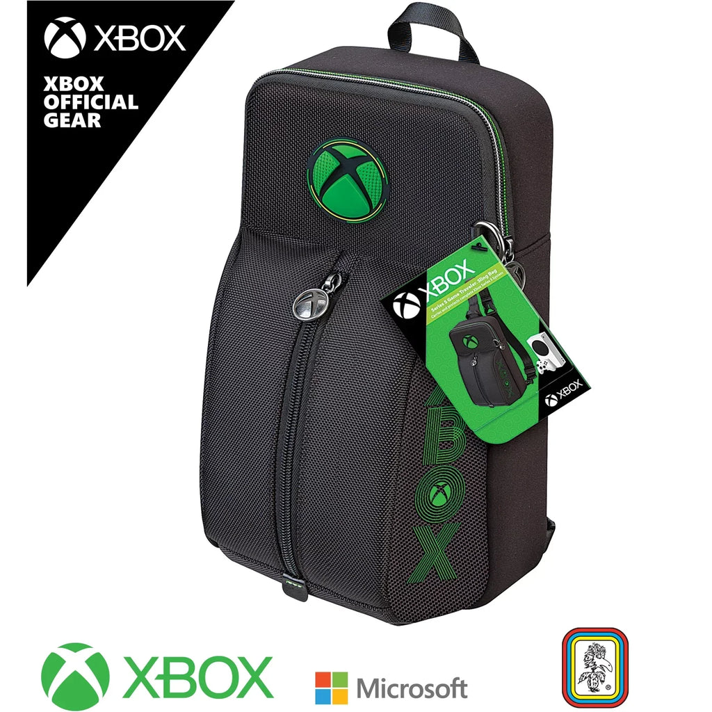 Traveler S RDS Case XBOX Series Game Black-Green, Video Sling Bag Carrying