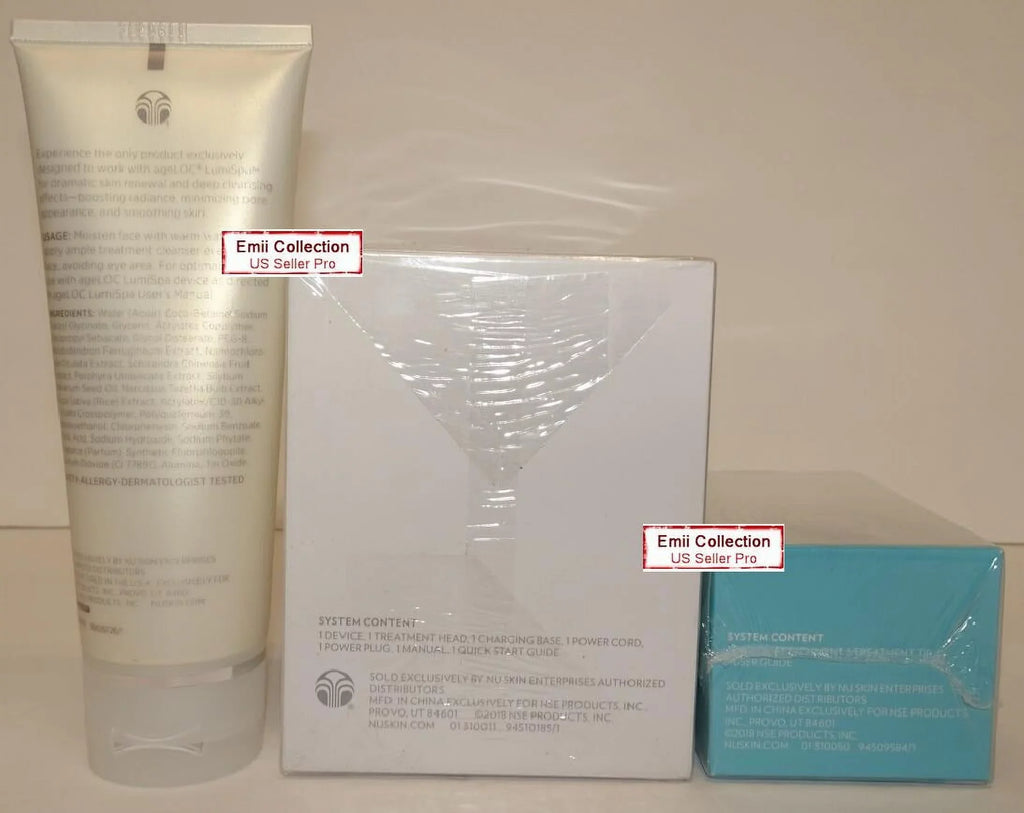 Nu Kit with Cleanser Nuskin and LumiSpa Head Accent Normal/Combo Spa ageLOC Skin Lumi