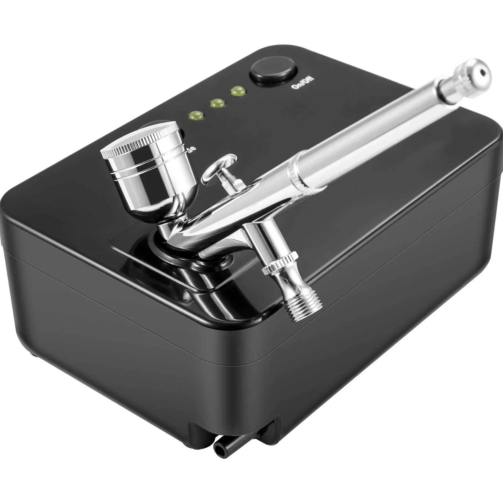 Feed Airbrush BENTISM Kit Kit, Tattoo Portable Airbrush Makeup Dual-Action Gravity with Set Nail Airbrushing Airbrushes, w/Multi-Purpose System Compressor, Art Cookie