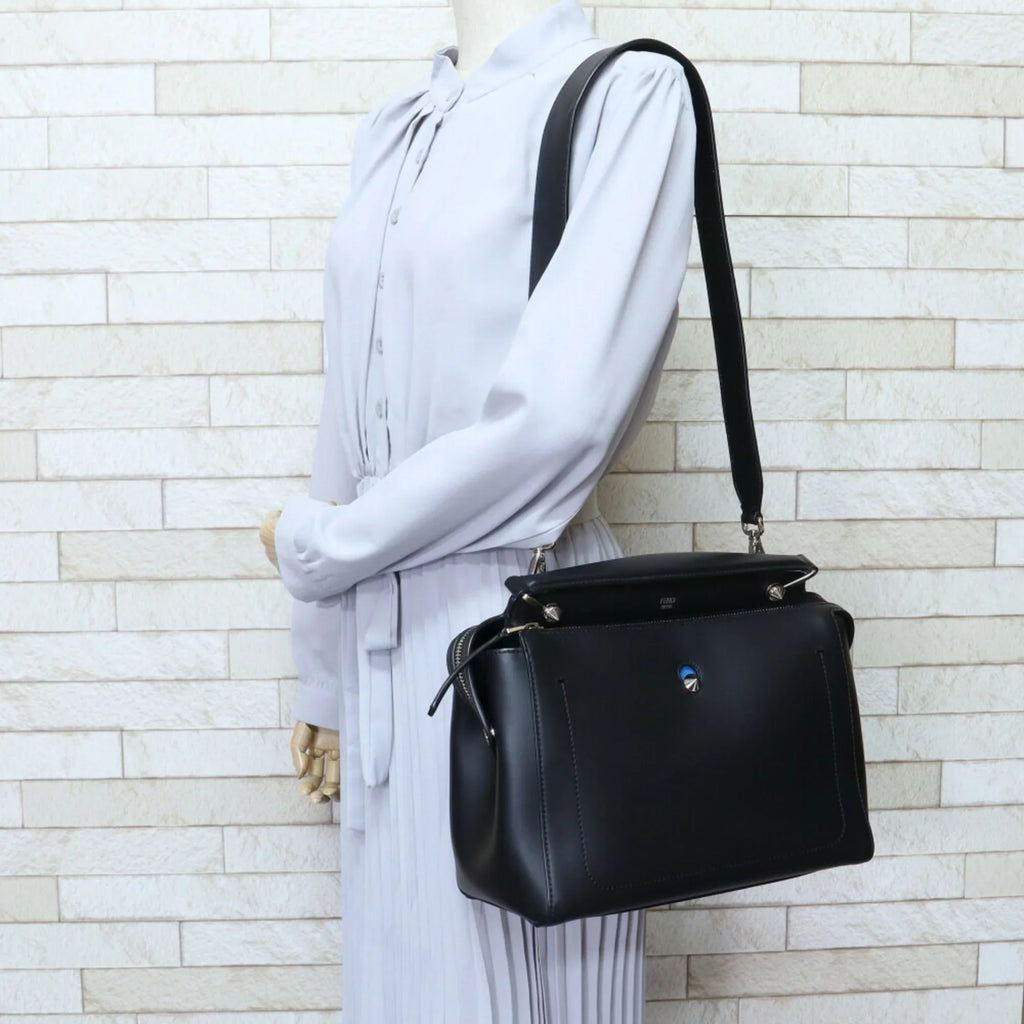 (Good) handbag unisex com Pre-Owned Fendi leather FENDI dot