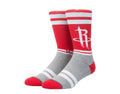 Crew City Large Casual Stance Houston Rockets NBA Gym Socks
