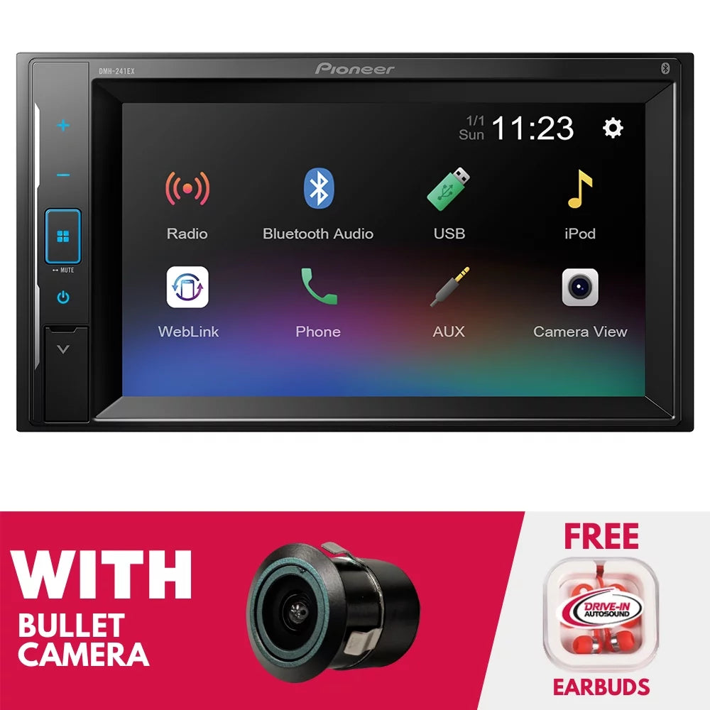 New (Does Receiver Camera w/ Pioneer DMH-241EX Digital Bullet CDs) Media Play Not