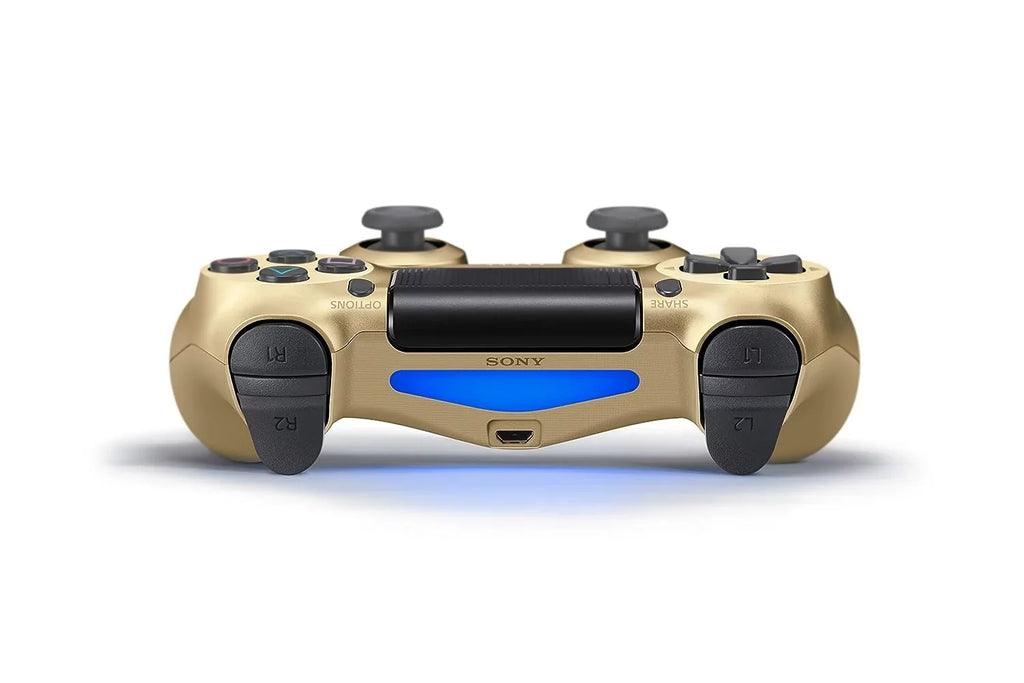 Earbuds DualShock - With Wireless New 4 Bundle Gold - BOLT Blue Controller PlayStation Like AXTION