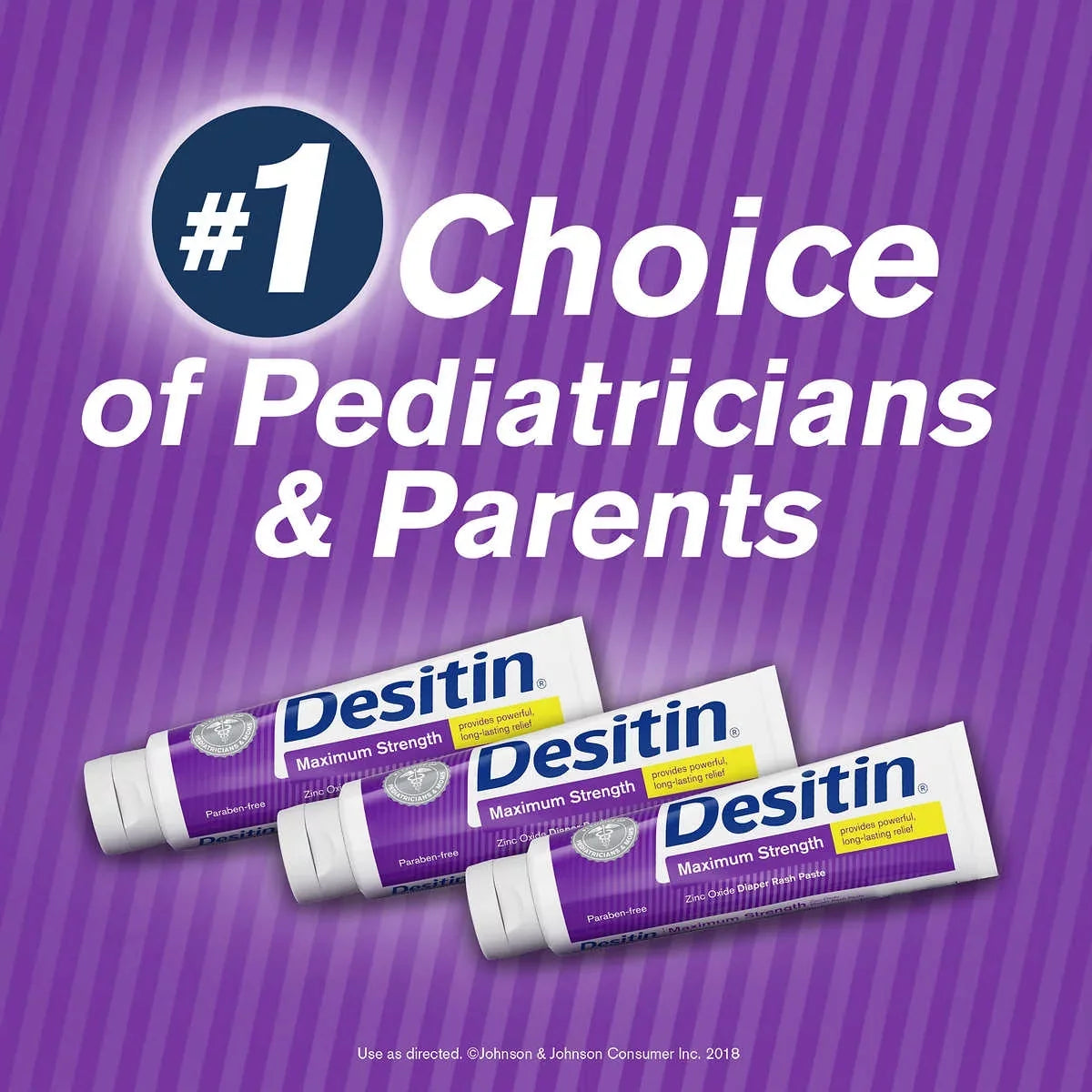 3 Diaper Rash Desitin Paste, Maximum Strength oz. Baby Original pk./4.8