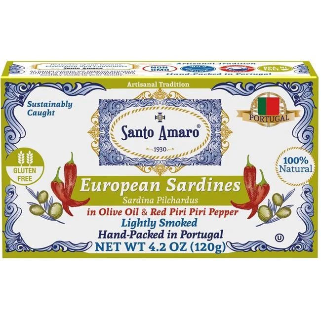 Piri Lightly Sardines 120 Pack 12 - Piri Smoked Red g Pepper of
