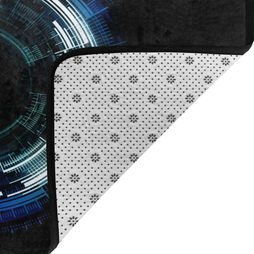 Back Mat Absorbent Doormat, Doormat Future Electricity Front Rugs Non-Slip Door 36"x24" Rugs, Entryway