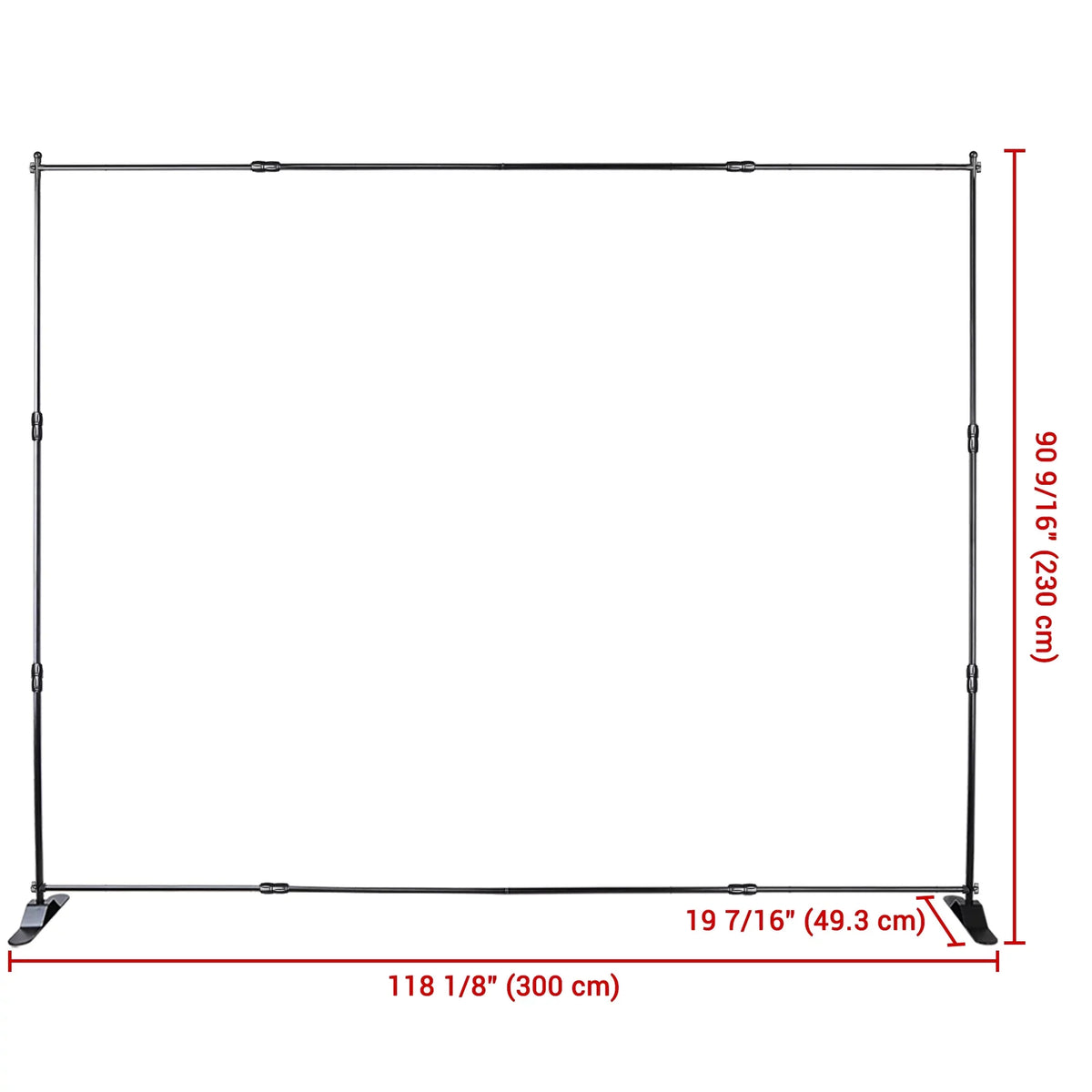 Show Banner Stand Expanding Adjustable and InstaHibit ft Display Step Backdrop 10x8 Repeat Stand Trade