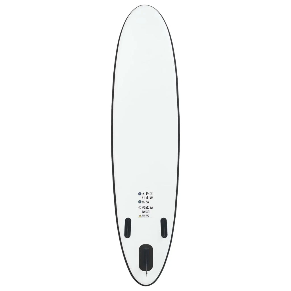Andoer White and Black Paddleboard Inflatable Set