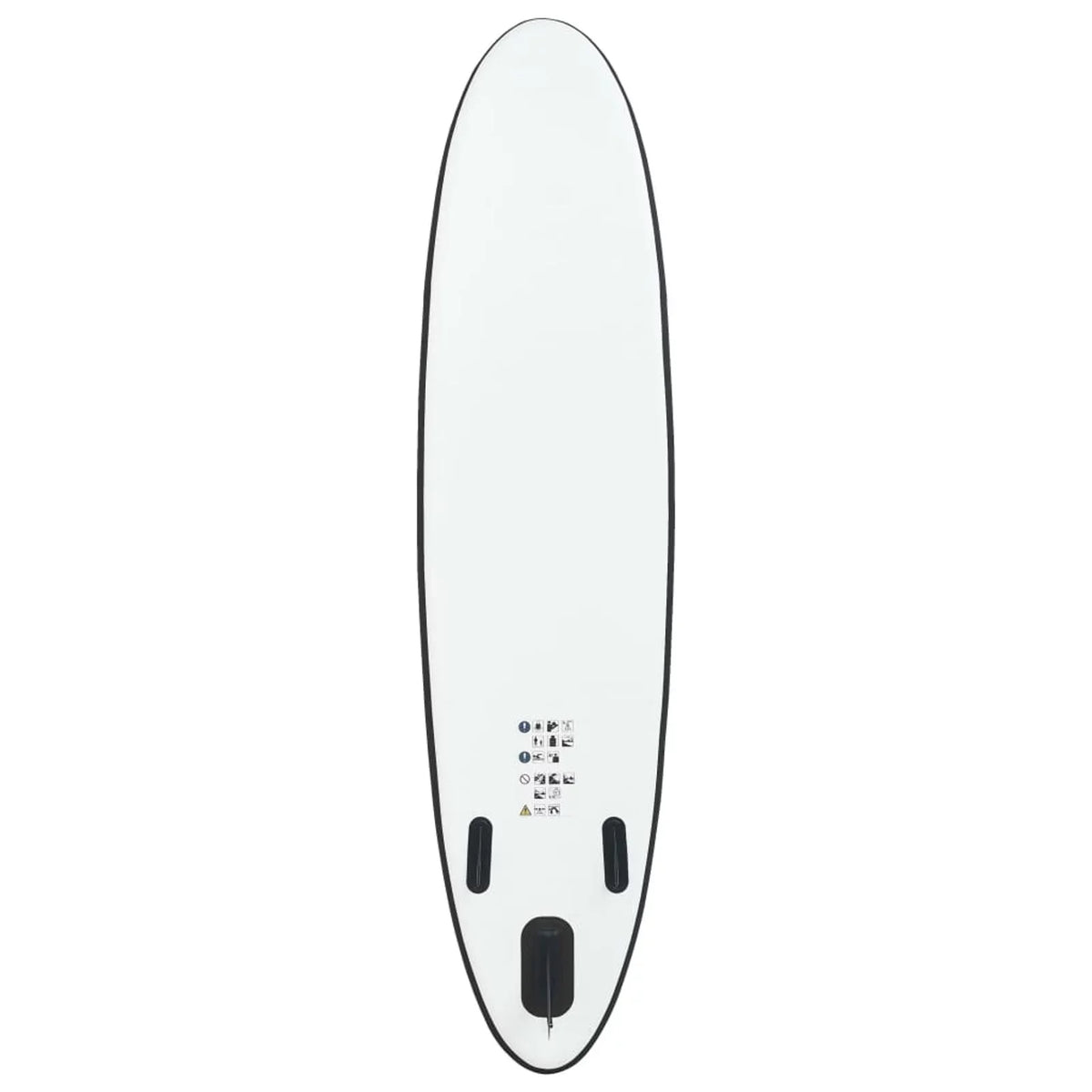Set White Paddle Board and Inflatable Black Maboto