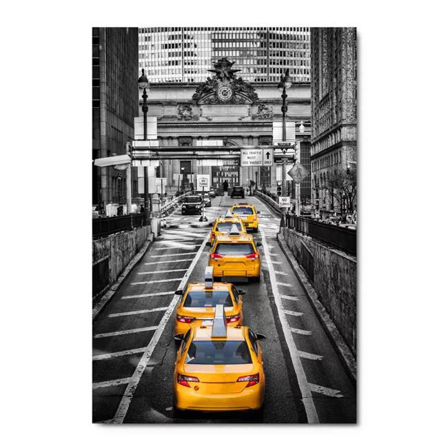 Taxi Art Acrylic Glass Cars