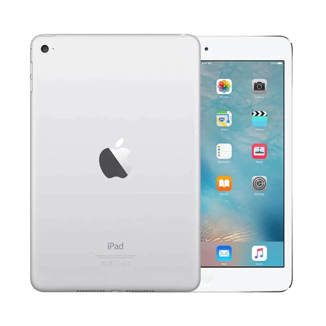 A8 4th 2GB Restored Storage - - Ipad 128GB Wifi Generation RAM Silver - Mini 7.9" -