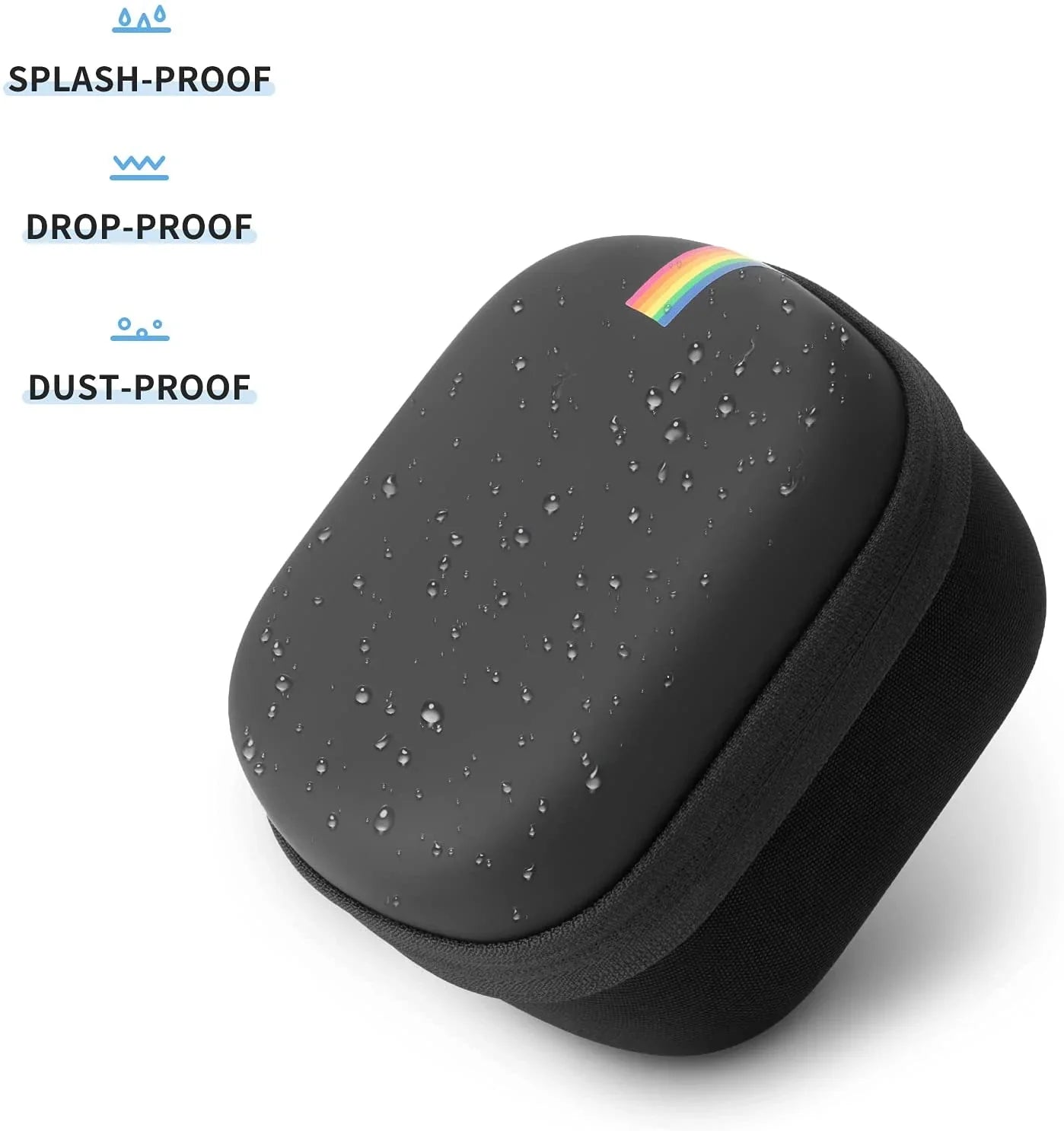 Bag Hard for Polaroid Mini Travel Go Case Portable Cover Storage Camera (9035), Carry (Black) Instant Organizer