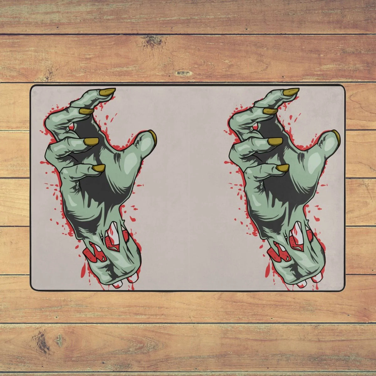 for Doormat Non-slip Floor Mat Living Room Horror Zombie Hand Rug Sink Blood Kitchen XMXY Rugs Area exterior Indoor,72"x48" Area Entrance, Facecloth