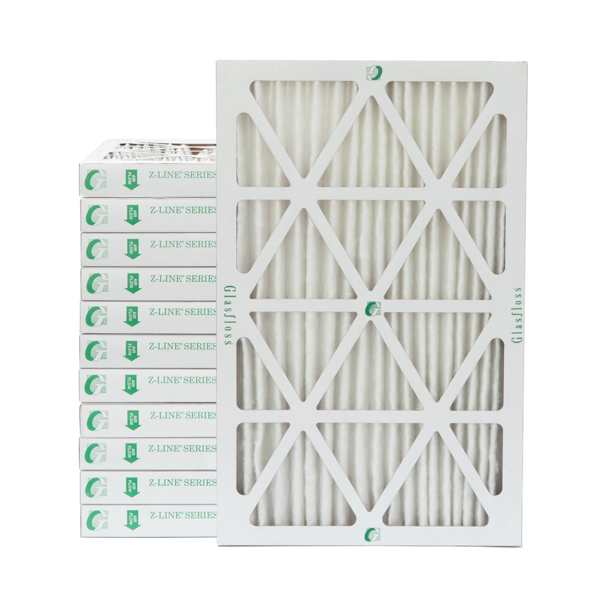 23-1/2 Pleated 2" MERV x Air Glasfloss. 10 15-1/2 of 12 Inch by 1-3/4 Actual Pack Filters 16x24x2 x dimension: