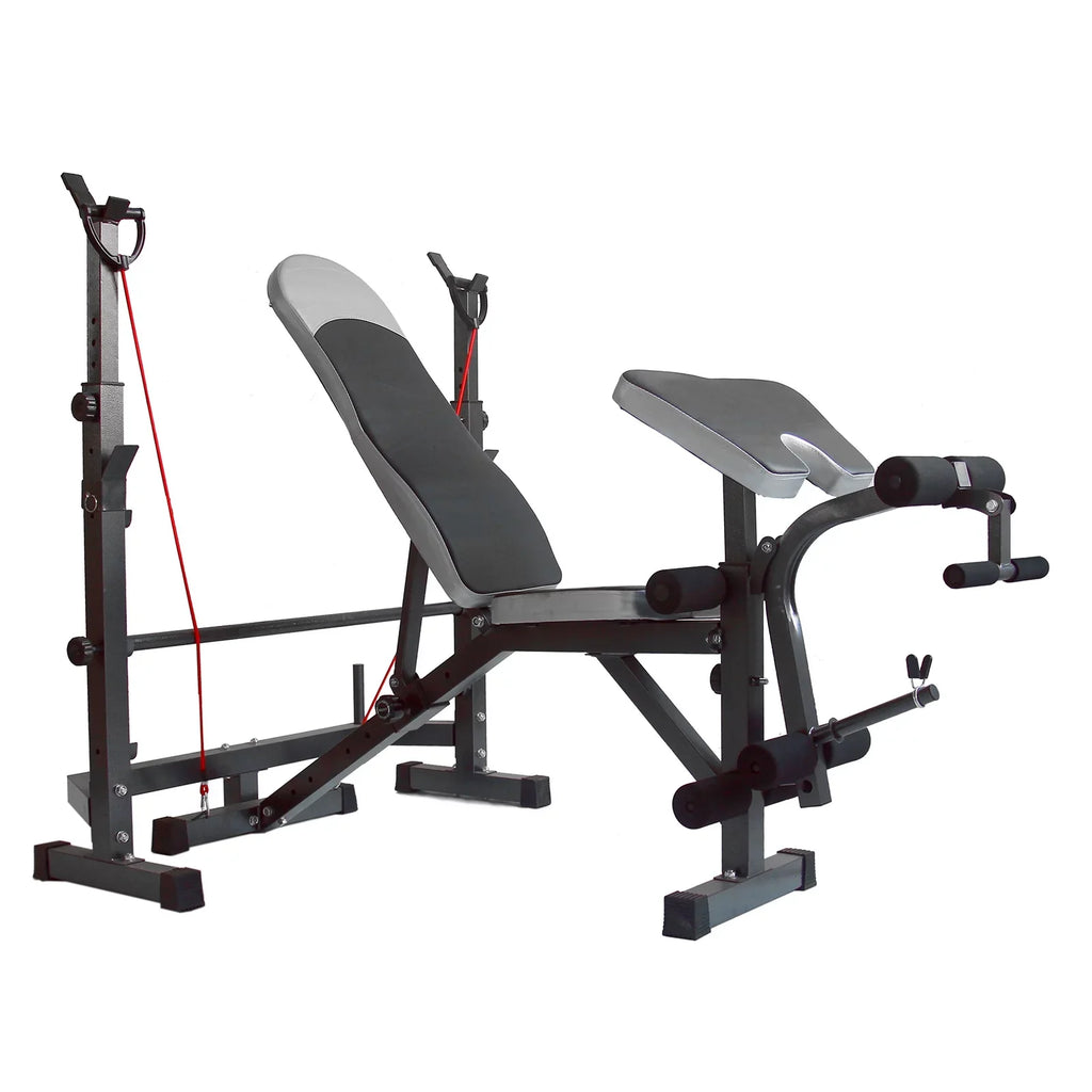 Preacher Workouts, Crunch Equipment Developer Handle Body Olympic Workouts Leg Bench, Home and with for for Bench Curl, Press At US Weight Champ Home Stock Workout