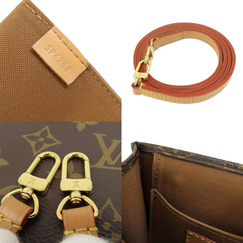 Petite Pla Women's Handbag Pre-Owned Monogram (Good) Sac Canvas M69442