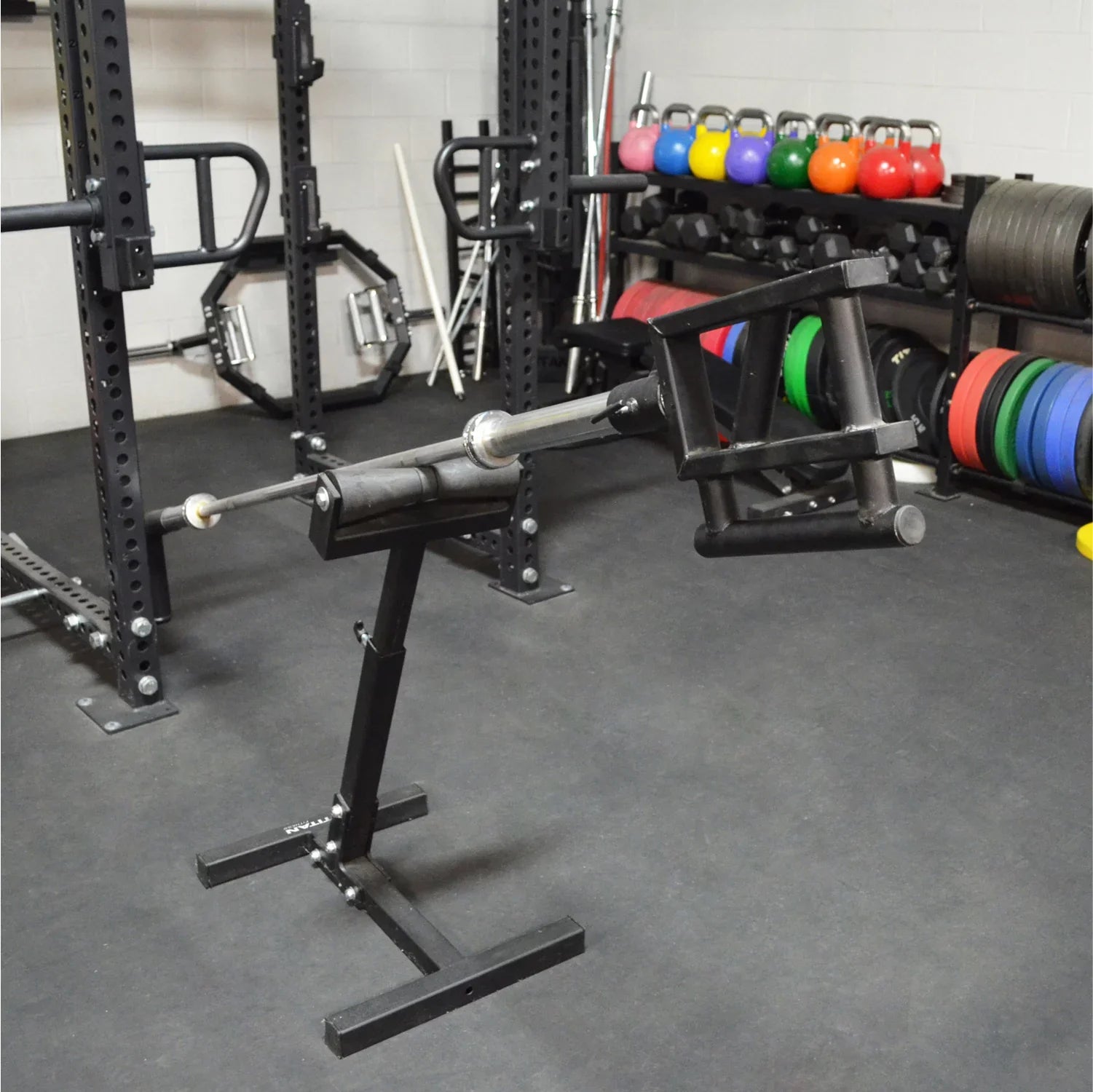 Gnarly Combo Fitness Stand & Landmine Titan Handles
