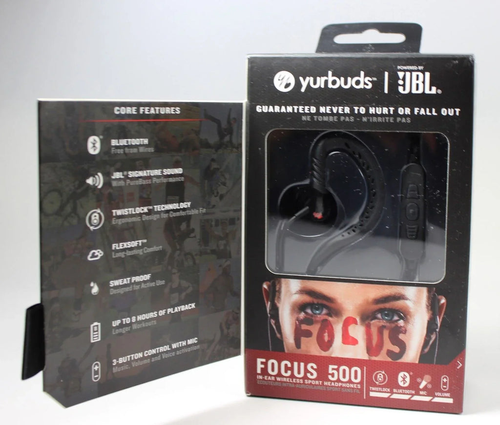 Headphones 500 JBLFOCU500BLK Focus In-Ear Wireless Sport JBL