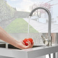 39.4 x 37.4 x & BENTISM Prep Sink Utility Bowl Commercial w/Workbench in Single 19.1