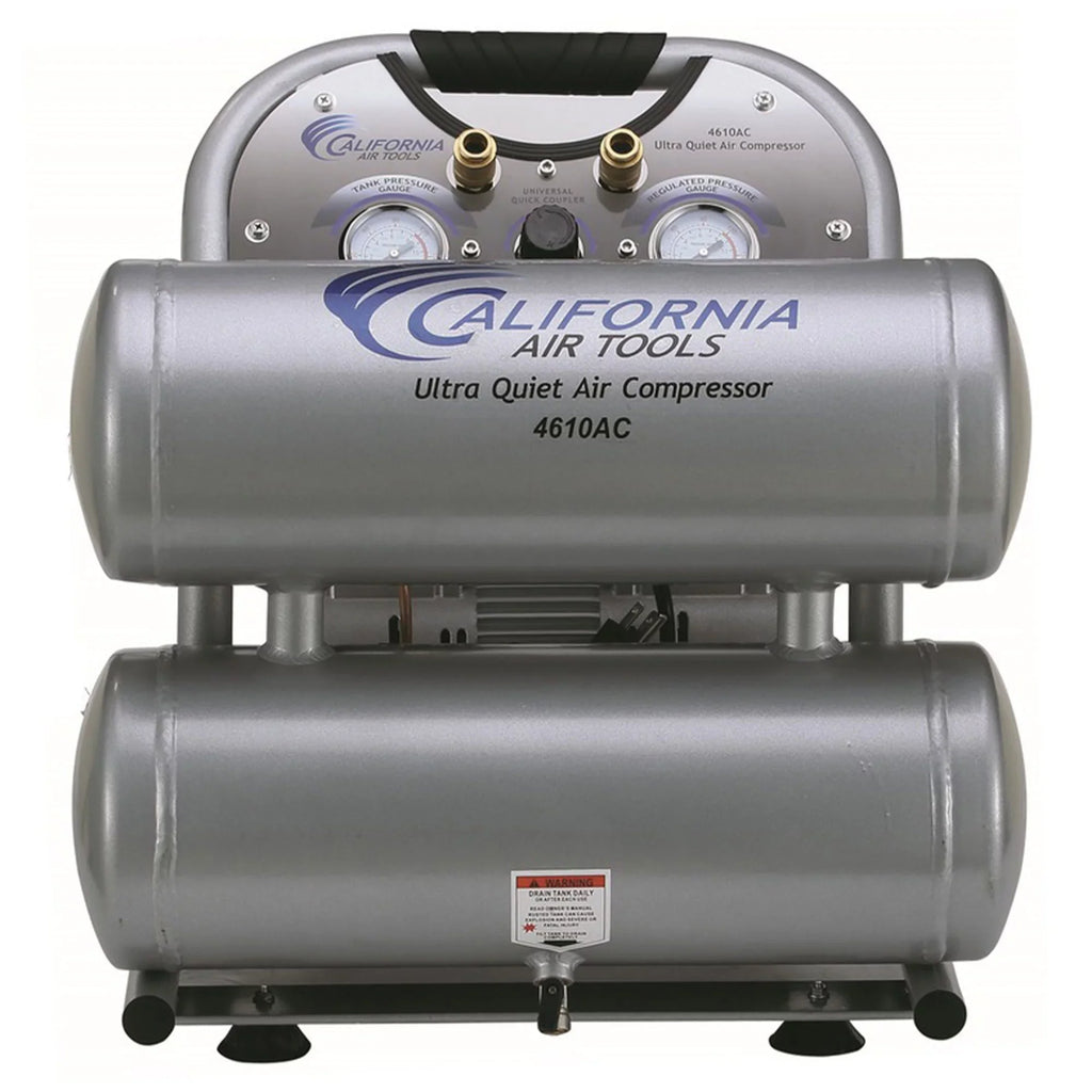 California Air Powerful Oil Quiet Free Tools Ultra 4610AC Air Compressor