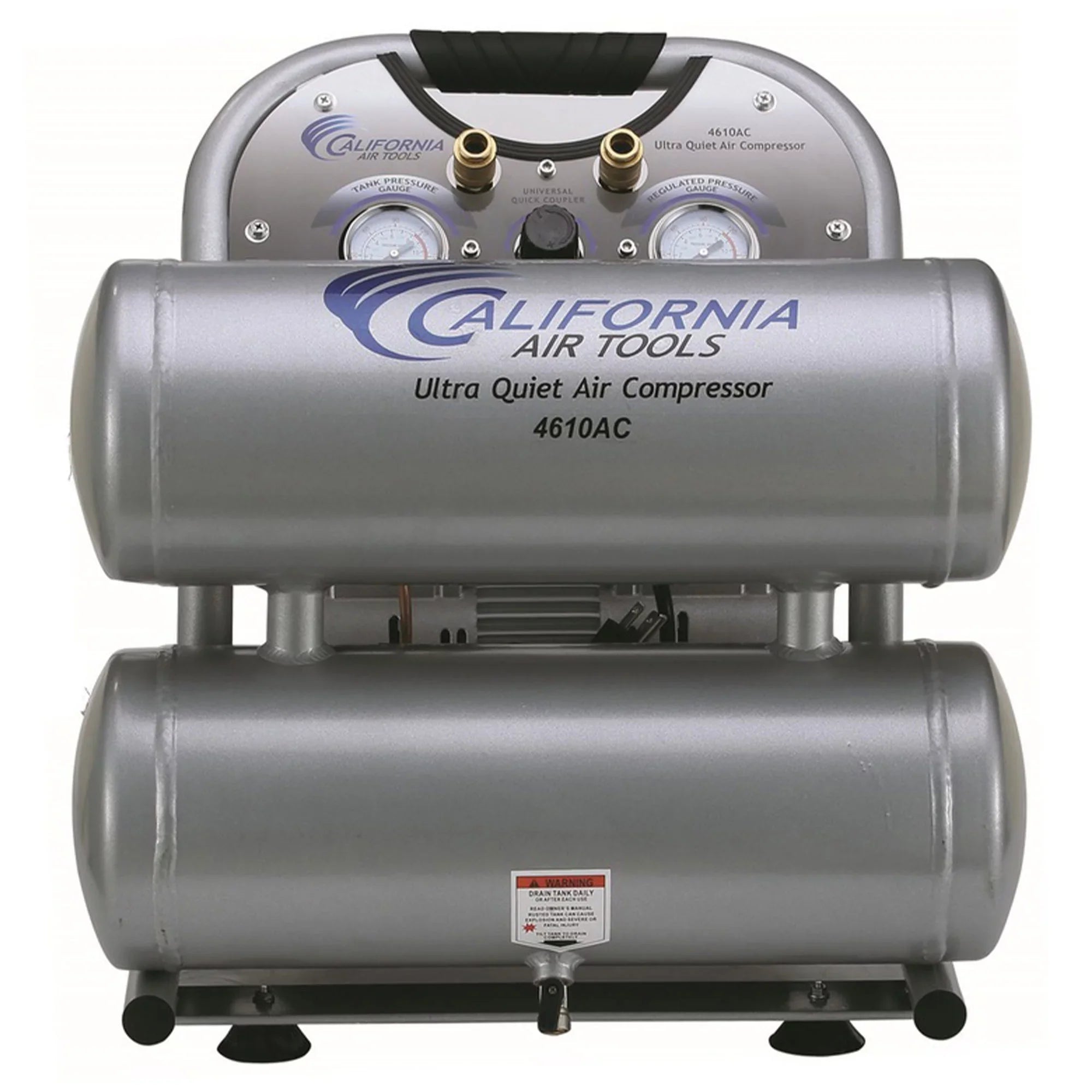 California Air Powerful Oil Quiet Free Tools Ultra 4610AC Air Compressor