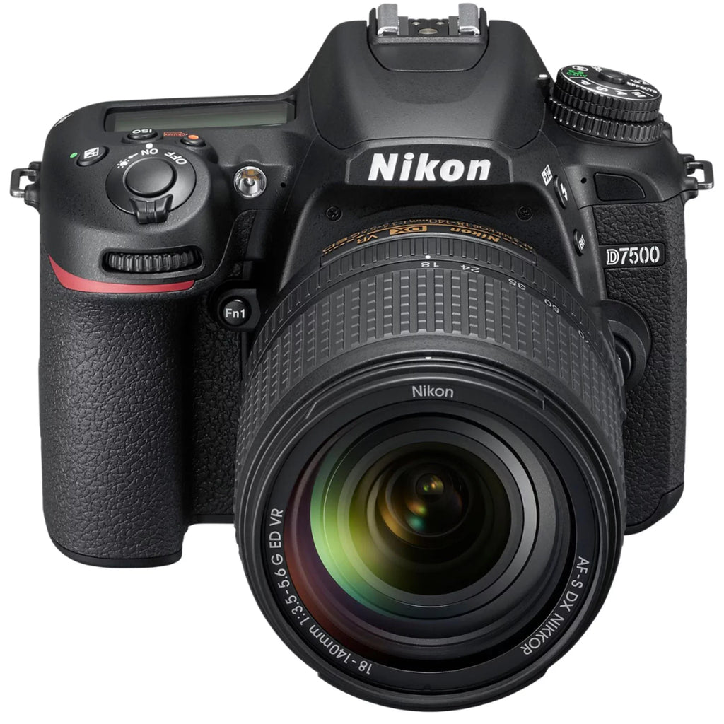 Lens 18-140mm Case + + Accessory D7500 Filter + 2pcs A-Cell UV 32GB + Camera SanDisk Bundle DSLR Card Nikon Tripod + Memory with