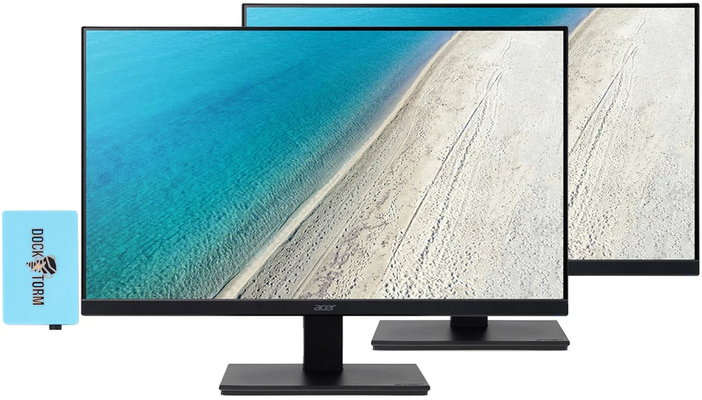 FHD 24" 1.4, Pack) Vero 1 Bundle Latest (2 HDMI Ideal UM.QV7AA.E01 V7 100Hz E Docztorm Dock, Monitor (1920x1080) Home 1 Business, Model) Black V247Y & VGA, (2024 Acer IPS with Display, for
