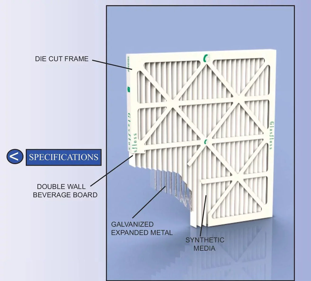 20x25x4 10 19-1/2 x 3-3/4 Pack. MERV dimension: 6 Furnace 24-1/2 Actual Filters. x & AC