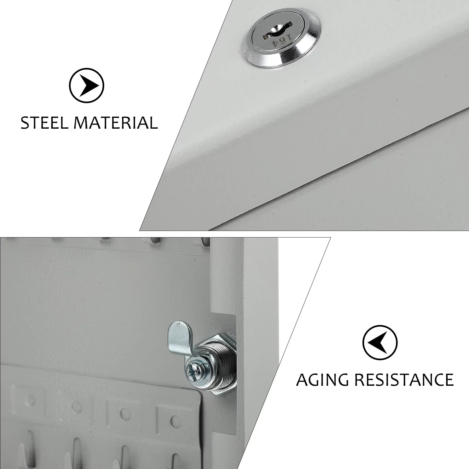 Storage Safe Organizer Wall Key Box Etereauty Security Mount Lock Hanging Locking Management Holder Car Case Cabinet