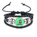 Braided Wristband Bracelet Leather Woven Supermarket Service Rope Cashier Checkout