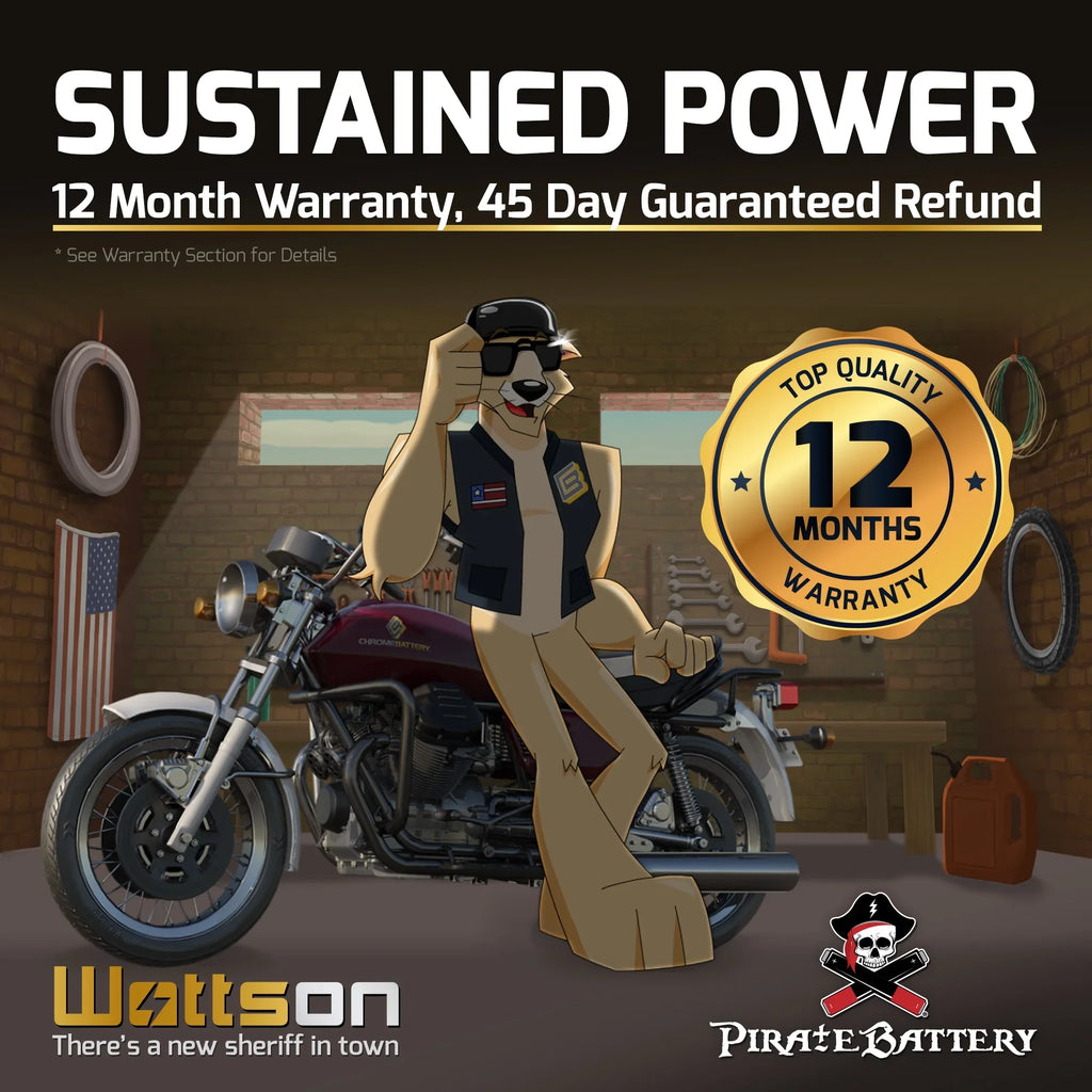 1300cc 1987 Motorcycle Venture/royale CCA) Pirate (50-N18L-A3 Battery Y50-N18L-A3 Ah, for Battery Yamaha 12 Volt,20 260 Xvz13