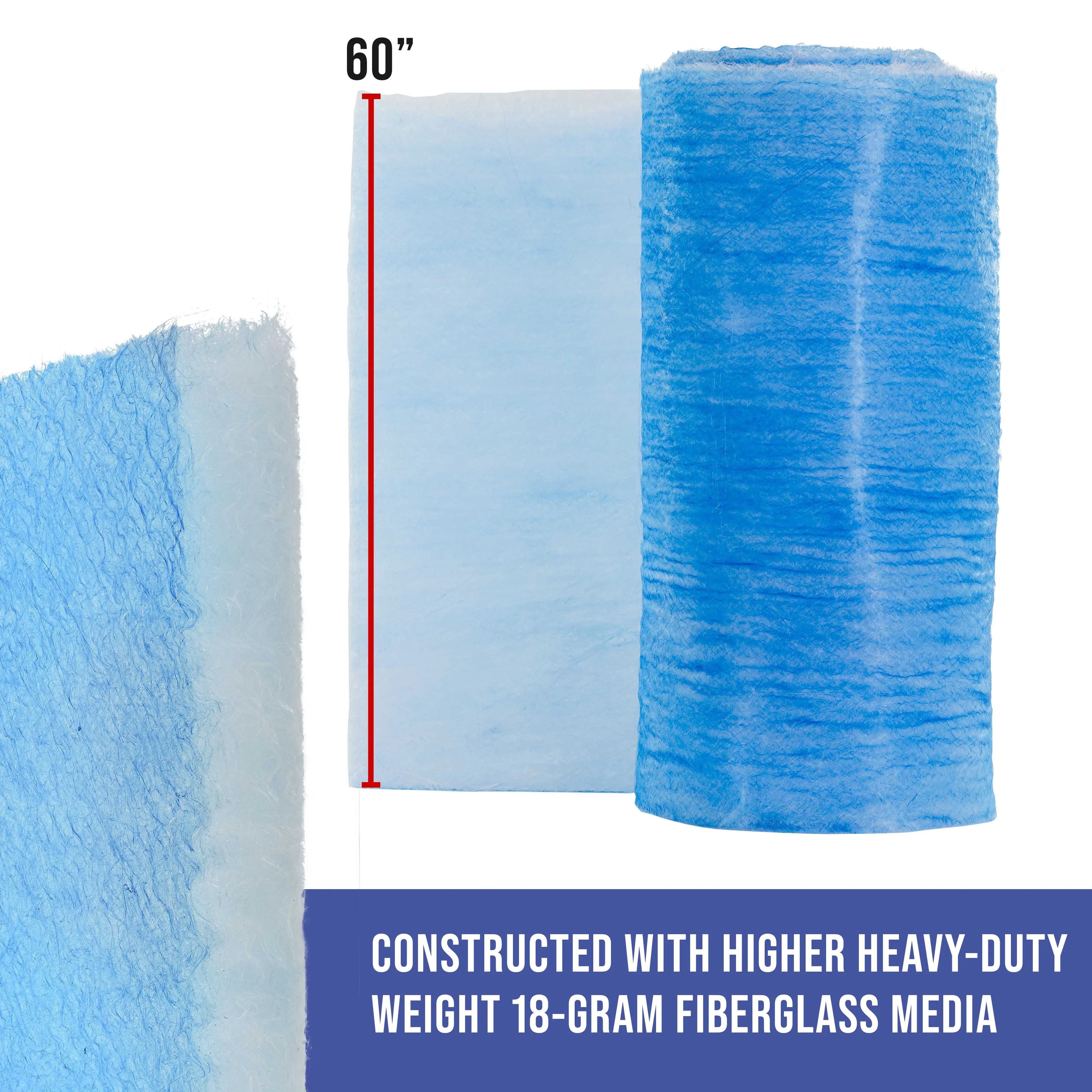 Arrestor Particles Fiberglass Booth - Heavy-Duty x Master 18 200' - Refinish 60" Captures Spray Filter Paint Gram Roll, in Overspray Autobody Traps Paint Auto Exhaust Paint Booths Premium Elite