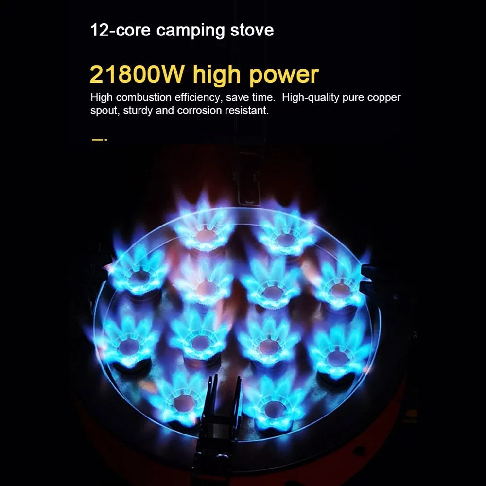 Stove, Ignition, 12 Piezo Adjustable Core Camping Zyzy Valve Windproof Backpacking with Stove