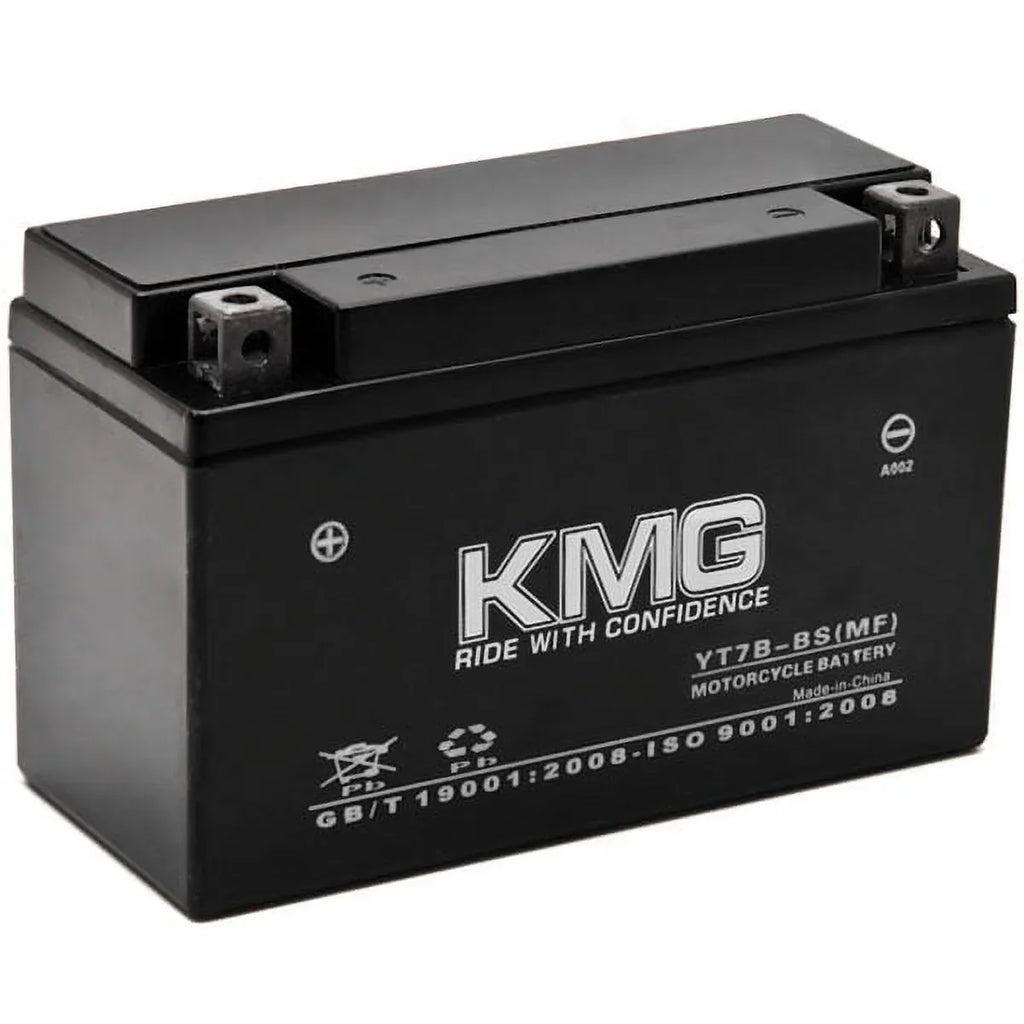 ATV 12V Powersport Maintenance Scooter Replacement Performance Motorcycle Battery High SMF Sealed KMG YT7B-BS OEM Free