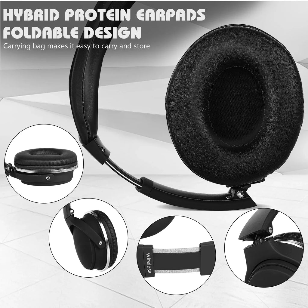 Stereo Resolution High Wildfire Phone Deep Bass, Earphones with Wireless Bluetooth with Comfort Superior UX35 E2 Call HTC Audio, Support UrbanX for Ear Mic The Over Headphones